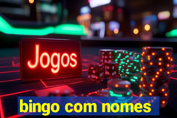 bingo com nomes